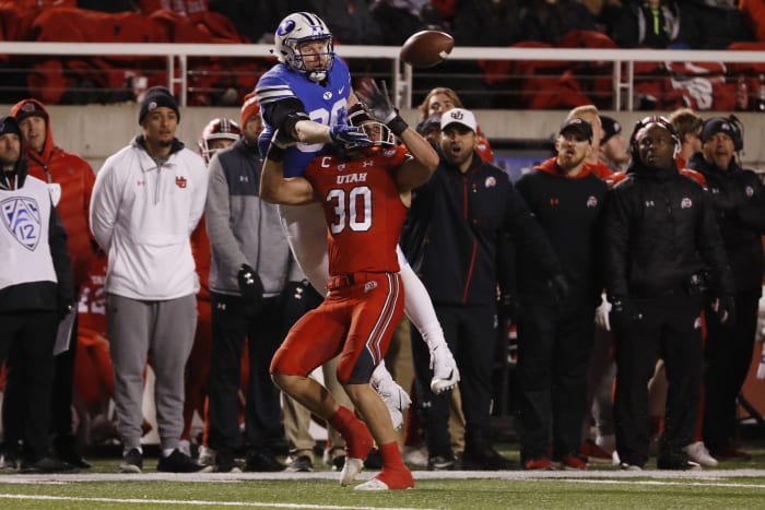 Matt Bushman BYU Football against Utah Utes